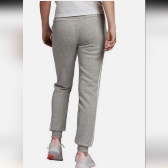 Adidas Women’s 3 Stripes French Terry Pants Size Large NWOT - Picture 11 of 16